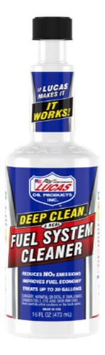 Limpiador Sistema De Gasolina Deep Clean Lucas Oil 473ml