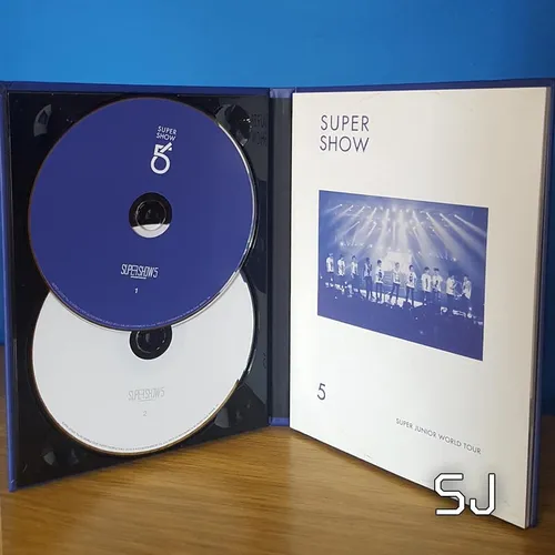 Super Junior Album Del Super Show 5 Y 6 + Poster Til Estándar (Usado)