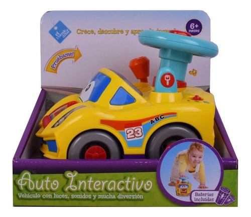 Auto Interactivo Infantil Con Luces Y Sonidos El Duende Azul