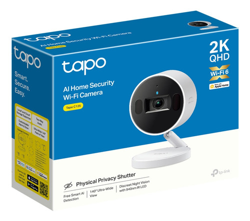Cámara De Seguridad Tp-link Tapo C125 Con Ia Wi-fi