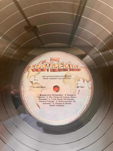 Waldir Azevedo - Cavaquinho Acontece - Vinil Lp (Usado)