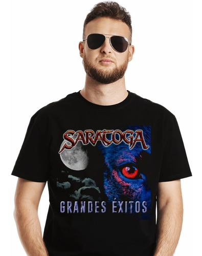 Polera Saratoga Grandes Exitos Metal Impresión Directa