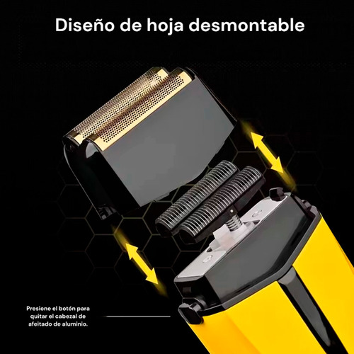 Wmark Afeitadora Shaver Inalambrica Profesional Ng-1902