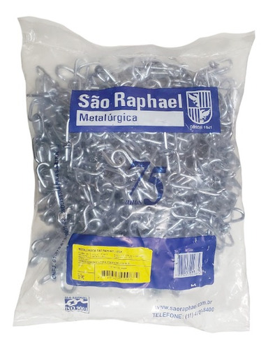 Imagem 1 de 3 de Corrente P/ Cão Nº4 2,1 Mm X 1,5 M C/ 12 Pcs - São Raphael