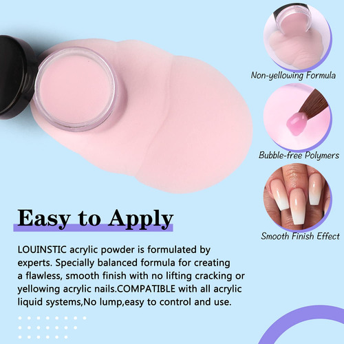 Kit De Uñas Acrílicas Para Principiantes: Juego De Polvo Y L
