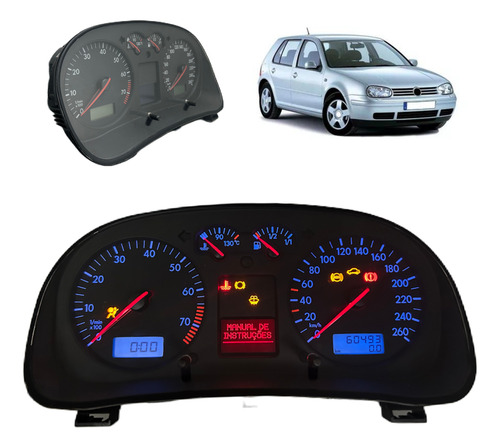 Painel De Instrumentos Vw Golf Mk4 Sapao 2000 1j0920826h