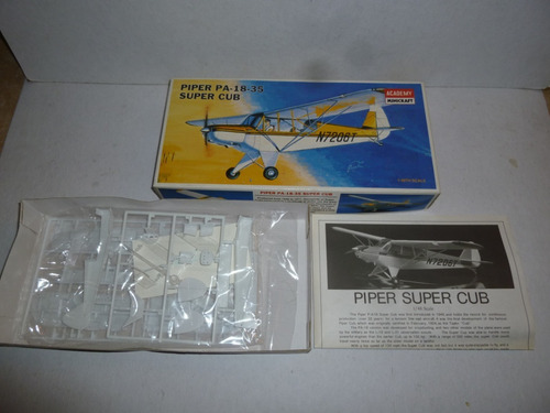 Avion Piper Pa-18-35 Super Cub Kit Escala 1/48 Academy Minic (Usado)