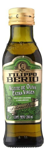 Aceite Oliva Extra Virgen Filippo Berio 250 Ml