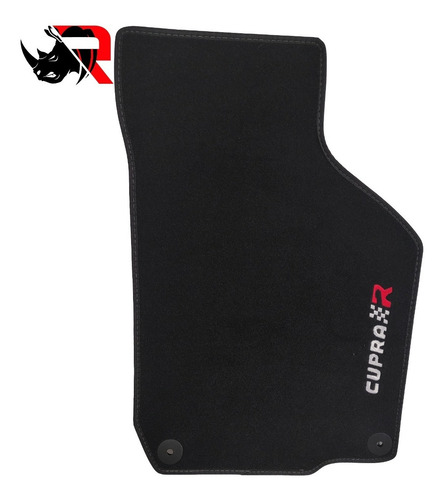 Imagen 3 de 6 de Tapete Automotriz Compatible Con Leon Cupra / R / Rojo / M1