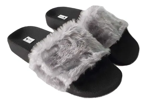 Sandalias De Peluche Pack 12 Unidades mayorista