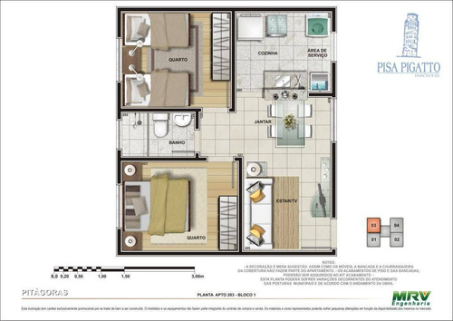 Apartamento À Venda, 49 M² Por R$ 210.000,00 - Vila Monte Alegre V - Paulínia/sp - Ap1021