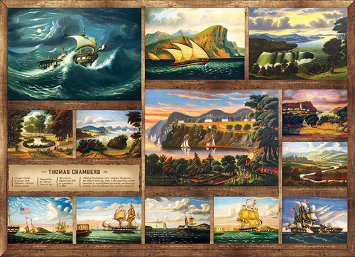 Rompecabezas Chambers 1000p Cobble Hill Arte Maritimo Barcos