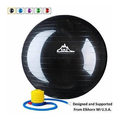 Black Mountain Products Pelota De Estabilidad Para Ejercicio