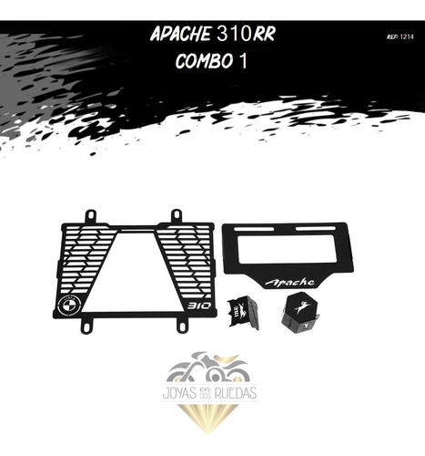 Kit Combo 1 Partes Lujo Moto Apache 310rr