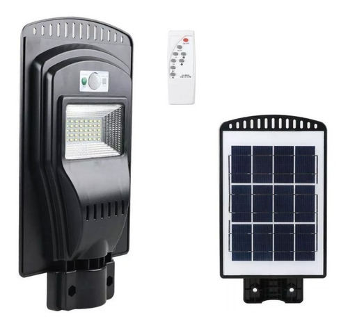 Luminaria Solar Led 30w Alumbrado Publico Fotocelula Farol Autonomo Calle Jardin Intemperie