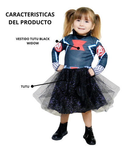 Disfraz Con Licencia Black Widow Fantasy Ruz