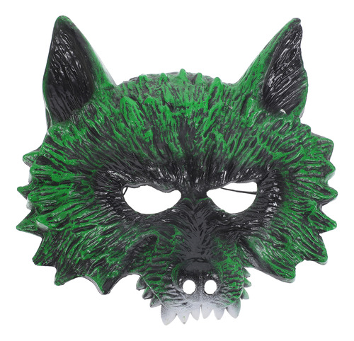 Máscara 3d De Scary Wolf, Utilería Decorativa Para Halloween