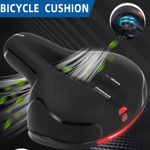 Bicicleta Cubre Asientos Cómodo Sillín Ancho Suave Mojadura