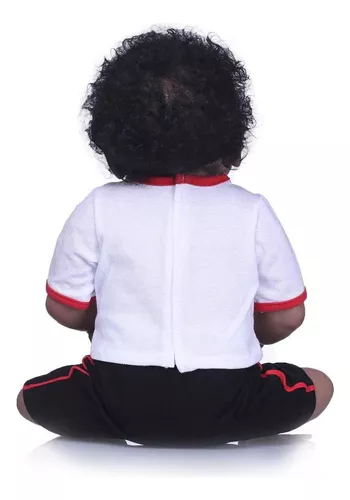 Bebê Reborn Menino Negro Afro