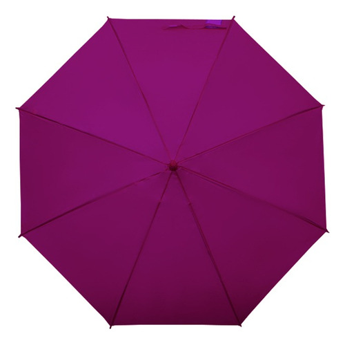 Paraguas Sombrilla Baston Colores Semi Automático Economico Color Morado