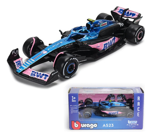 Burago 1:43 2023 Bwt Alpine F1 Team #10 Pierre Gasly Mo [u]