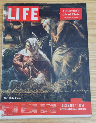 Revista Life 17 De Dezembro De 1951 Edição - Sagrada Família