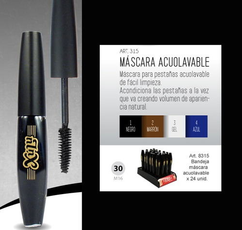 Máscara De Pestañas Acuolavable Xúlu Z8315 Z315 Pack X24