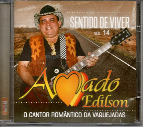 Amado Edilson Cd Sentido De Viver Vol. 14 Novo Original