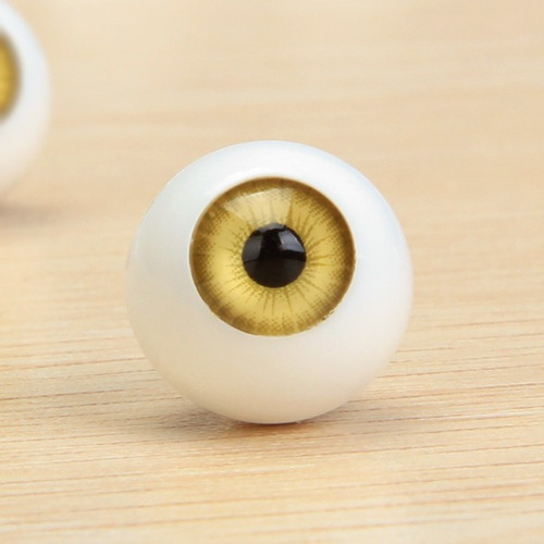 Fweaad 8 Piezas Doll Eyes 16mm Ojos De Muñeca Redondo