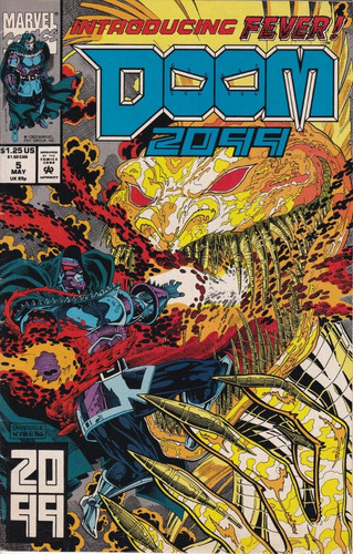 Cómic Doom 2099 Volumen 1 N° 5 Mayo 1993 Inglés Muy Bueno