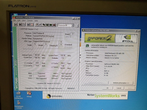 Pc Retro Intel Pentium 3 256mb Ram Geforce 2 Mx 400