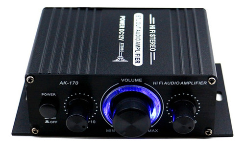 Ak170 12 V Mini Amplificador De Potencia De Audio Digital Re