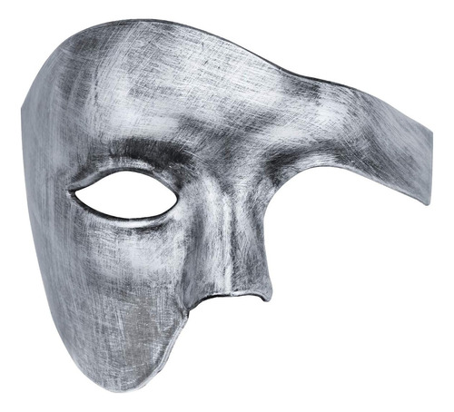 Máscara De Media Cara Con Diseño Del Fantasma De La Ópera