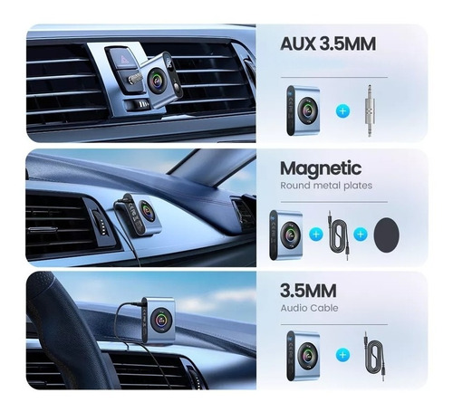Imagen 4 de 7 de Receptor De Audio Bluetooth Adaptador Auto