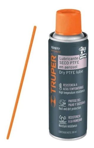 Lubricante Seco Ptfe 240 Ml