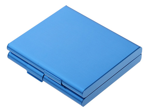 Imagen 1 de 7 de Caja De Cigarrillos De Aluminio Azul