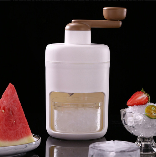 Triturador De Hielo Manual Wt - Ideal Para Bebidas Frescas Blanco