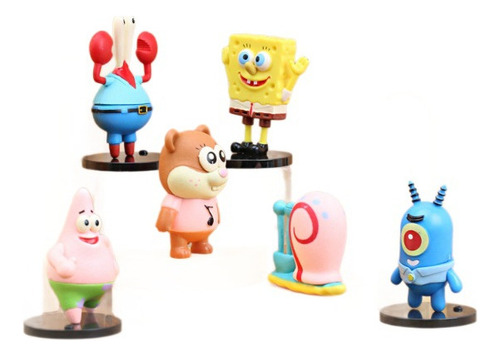 Mz Juego De 6 Piezas De La Colección De Figuras De Bob
