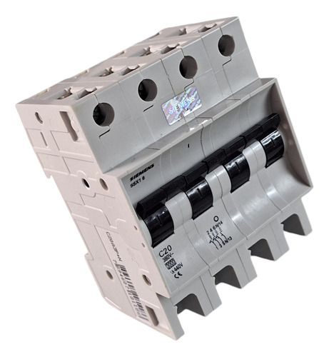 Termica Siemens Tetrapolar 4 X 20 Amp Curva C 3ka