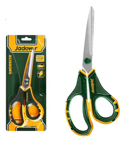 Tijeras Jadever Jdsx1601 Curvas Inox Para Zurdos 215mm
