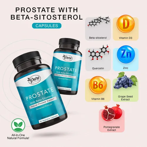 Suplemento De Beta Sitosterol Pure By Nature, Cápsulas De Ap