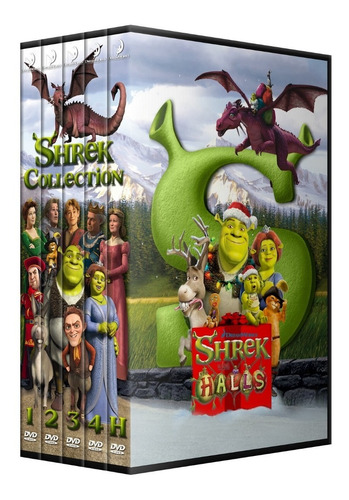 Shrek 1 2 3 4 5 Latino/inglés Subt Español Dvd