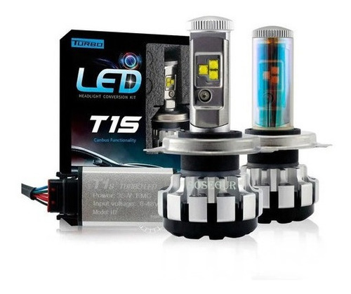 Par Kit Ampolletas Turboled T1s H8 Chip Cree No Error Canbus