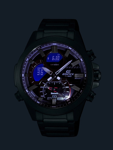 Imagen 3 de 3 de Reloj Casio Edifice Bluetooth Serie Smartphone Ecb-30p-1acr