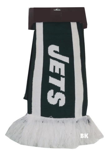 New York Jets Bufanda Mod Bicolor Americano Ny Bk