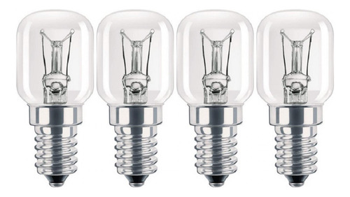 4 Uds E14 Lámpara De Horno Lámpara De Cristal De Sal