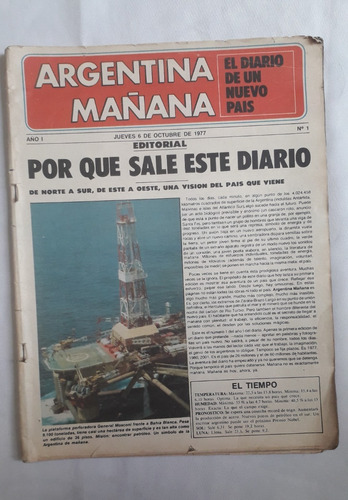 Revista Antigua * Argentina Mañana* N° 1 
