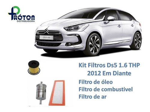Revisão Troca De Filtros Citroen Ds5 1.6  Thp Turbo 2012 -