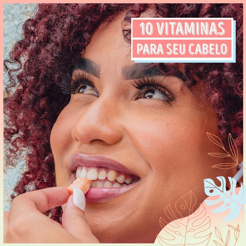 Imagem 4 de 4 de Vita Yummy Hair Vitamina Em Goma Para Cabelo - 60 Gomas