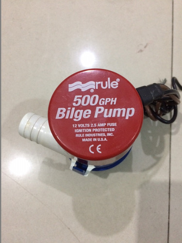 Bomba De Achique Rule 500 Gph